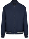 Куртка-бомбер с контрастной отделкой oodji для Мужчина (синий), 1L511087M/48733N/7900N