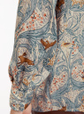 Блузка удлиненная оверсайз oodji для Женщины (разноцветный), 11411229/46724/1262F