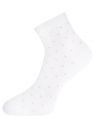 Комплект из трех пар укороченных носков oodji для женщины (разноцветный), 57102418T3/47469/61