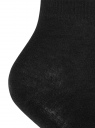 Комплект укороченных носков (6 пар) oodji для женщины (черный), 57102418T6/47469/2900N