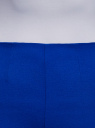 Брюки зауженные с молнией на боку oodji для женщины (синий), 21700199-2B/31291/7500N
