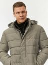 Куртка удлиненная с капюшоном oodji для Мужчины (зеленый) Куртка удлиненная с капюшоном oodji для Мужчины (зеленый), 1L113003M-1/50813/6800M