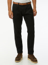 Брюки хлопковые зауженные oodji для Мужчины (черный) Брюки хлопковые зауженные oodji для Мужчины (черный), 2B150149M-1/39622N/2900N