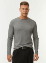 Лонгслив базовый oodji для Мужчины (серый) Лонгслив базовый oodji для Мужчины (серый), 5B512004M-12/51924/2302M