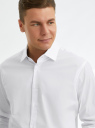 Рубашка классическая хлопковая oodji для Мужчины (белый), 3L130001M/19370N/1000N