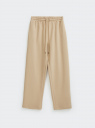 Брюки спортивные из плотного хлопка oodji для Женщины (бежевый) Брюки спортивные из плотного хлопка oodji для Женщины (бежевый), 16701104/50146N/3301N