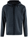 Куртка-ветровка с капюшоном oodji для мужчины (синий), 1L515010M/44097N/7910G