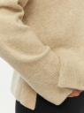 Свитер свободного силуэта oodji для Женщины (бежевый) Свитер свободного силуэта oodji для Женщины (бежевый), 64407165/52159/3302M