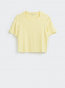Кроп-топ из вискозы oodji для Женщины (желтый) Кроп-топ из вискозы oodji для Женщины (желтый), 15F11005-1/49998/5200N