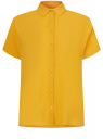 Блузка вискозная свободного силуэта oodji для Женщина (желтый), 11405139-1/24681/5200N