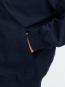 Куртка-бомбер на молнии oodji для Мужчины (синий), 1L611000M/50956/7970B