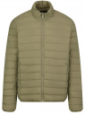 Куртка стеганая на молнии oodji для мужчины (зеленый), 1B121001M/33445/6601N