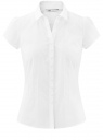 Блузка принтованная из легкой ткани oodji для женщины (белый), 21407022-12/48131/1212D
