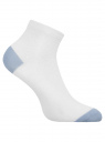 Комплект из трех пар укороченных носков oodji для женщины (разноцветный), 57102418T3/47469/19SVB