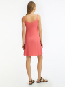 Платье из вискозы на бретелях oodji для Женщина (розовый), 11901163/26346/4100N