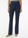 Брюки клеш облегающего силуэта oodji для Женщины (синий), 11708083/50600/7900N