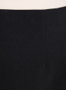 Юбка на молнии с кружевной отделкой oodji для женщины (черный), 11602178/45660/2900N