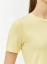 Кроп-топ из вискозы oodji для Женщины (желтый) Кроп-топ из вискозы oodji для Женщины (желтый), 15F11005-1/49998/5200N