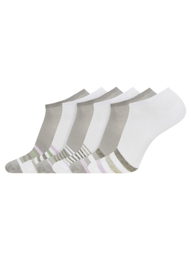 Комплект носков (6 пар) oodji для мужчины (серый), 7B261000T6/47469/8