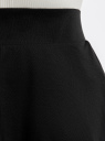 Юбка клеш из хлопка oodji для Женщины (черный), 14102002-1B/47420/2900N