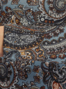 Платье трикотажное с этническим принтом oodji для женщины (синий), 24001070-4/15640/2537E