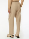 Брюки спортивные из плотного хлопка oodji для Женщины (бежевый) Брюки спортивные из плотного хлопка oodji для Женщины (бежевый), 16701104/50146N/3301N