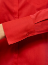 Рубашка базовая с одним карманом oodji для женщины (красный), 11406013/18693/4500N