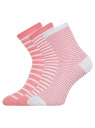 Комплект из трех пар носков oodji для женщины (разноцветный), 57102466T3/47469/19T9S