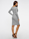 Платье облегающего силуэта (комплект из 3 штук) oodji для Женщины (серый), 14001183T3/46148/2300M