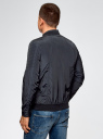 Куртка на молнии с эластичными вставками oodji для Мужчина (синий), 1L511047M/46343N/7900N