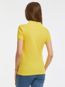 Поло базовое из ткани пике oodji для Женщины (желтый), 19301001-1B/46161/5100N