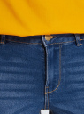 Шорты джинсовые со средней посадкой oodji для женщины (синий), 12807076-4B/46260/7500W