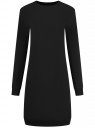 Платье в спортивном стиле базовое oodji для Женщины (черный), 14001199B/46919/2900N