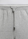 Брюки трикотажные на завязках oodji для Мужчины (серый), 5B210004M/48823N/2309M
