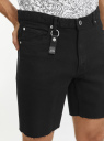 Шорты джинсовые широкие oodji для Мужчины (черный), 6L220023M/50827/2900W