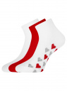 Комплект из трех пар укороченных носков oodji для женщины (разноцветный), 57102418T3/47469/45
