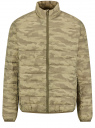 Куртка стеганая на молнии oodji для мужчины (зеленый), 1B121002M/33445/6866O