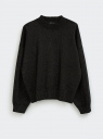 Джемпер с люрексом свободного силуэта oodji для Женщины (черный) Джемпер с люрексом свободного силуэта oodji для Женщины (черный), 63812699-1/50751/2900X