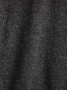 Джемпер вязаный из шерсти oodji для Женщины (серый), 63812747-1/52035/2502M