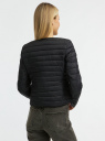 Куртка стеганая на молнии oodji для Женщины (черный), 10204074/33445/2900N