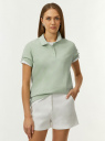 Поло базовое из хлопка oodji для Женщины (зеленый) Поло базовое из хлопка oodji для Женщины (зеленый), 19301010B/46161/6500M