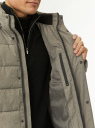 Куртка удлиненная с капюшоном oodji для Мужчины (зеленый) Куртка удлиненная с капюшоном oodji для Мужчины (зеленый), 1L113003M-1/50813/6800M