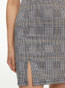 Платье приталенное с короткими рукавами oodji для Женщины (серый), 14011067/49883/2393G