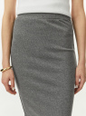 Юбка миди трикотажная oodji для Женщины (серый) Юбка миди трикотажная oodji для Женщины (серый), 14101105/48037/2509M