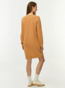 Платье в спортивном стиле базовое oodji для Женщины (коричневый) Платье в спортивном стиле базовое oodji для Женщины (коричневый), 14001199B/46919/3100N