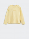 Футболка хлопковая с длинным рукавом oodji для Женщины (желтый), 14208013-4/51714/5252P