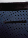 Брюки в горох с бархатным поясом oodji для женщины (синий), 11706202-1/32816/7929D