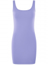 Платье-майка трикотажное облегающее oodji для Женщины (фиолетовый), 14001210/48152/8001N