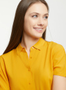 Блузка вискозная свободного силуэта oodji для женщины (желтый), 11405139-1/24681/5200N