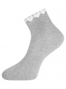 Комплект из трех пар укороченных носков oodji для женщины (разноцветный), 57102418T3/47469/62